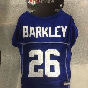 Saquon Barkley #26 New York Giants NFLPA pet jersey